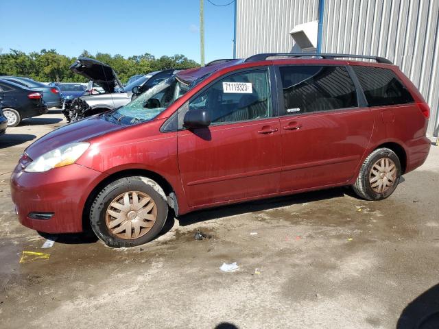 5TDZK23C19S256290 - 2009 TOYOTA SIENNA CE BURGUNDY photo 1