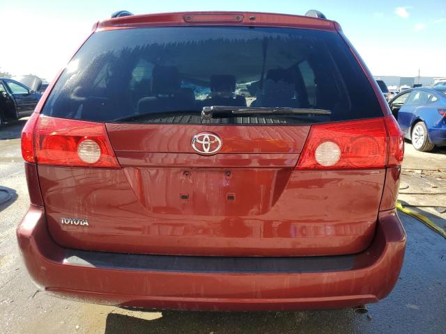 5TDZK23C19S256290 - 2009 TOYOTA SIENNA CE BURGUNDY photo 6