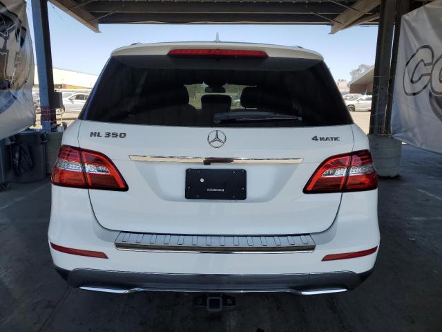 4JGDA5HB2FA614144 - 2015 MERCEDES-BENZ ML 350 4MATIC WHITE photo 6