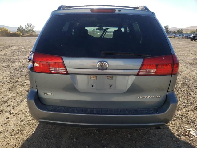 5TDZA23C55S343770 - 2005 TOYOTA SIENNA CE TURQUOISE photo 6