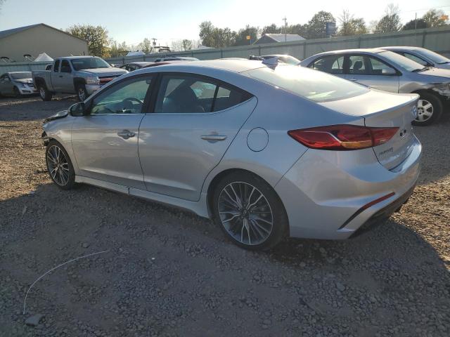 KMHD04LBXJU450203 - 2018 HYUNDAI ELANTRA SPORT SILVER photo 2