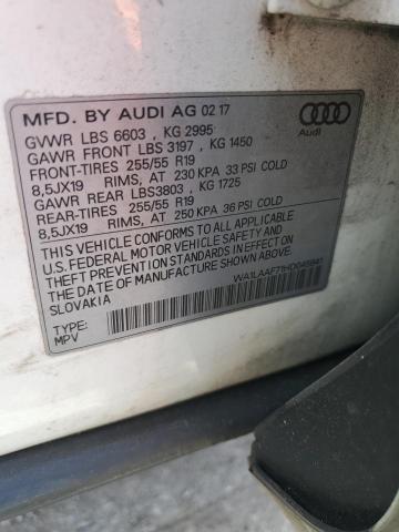 WA1LAAF71HD045841 - 2017 AUDI Q7 PREMIUM PLUS Ақ фото 13
