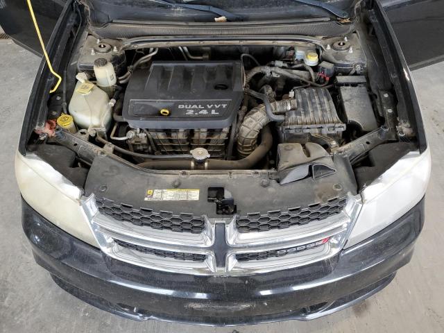 1C3CDZCB6CN311611 - 2012 DODGE AVENGER SXT BLACK photo 11