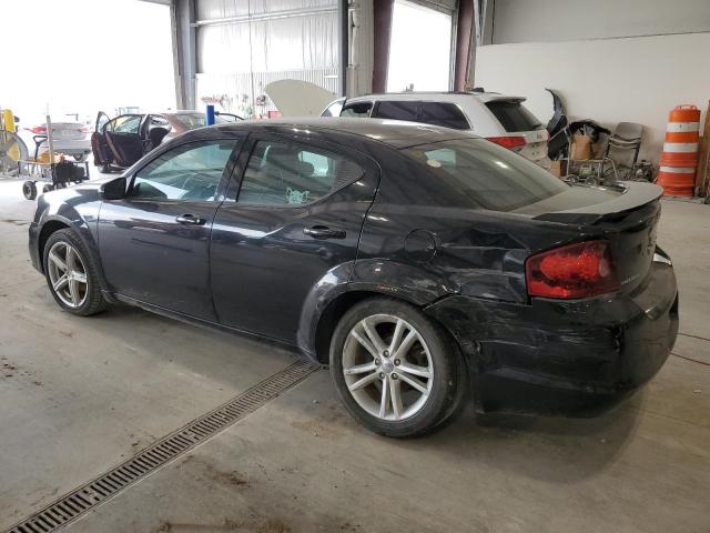 1C3CDZCB6CN311611 - 2012 DODGE AVENGER SXT BLACK photo 2