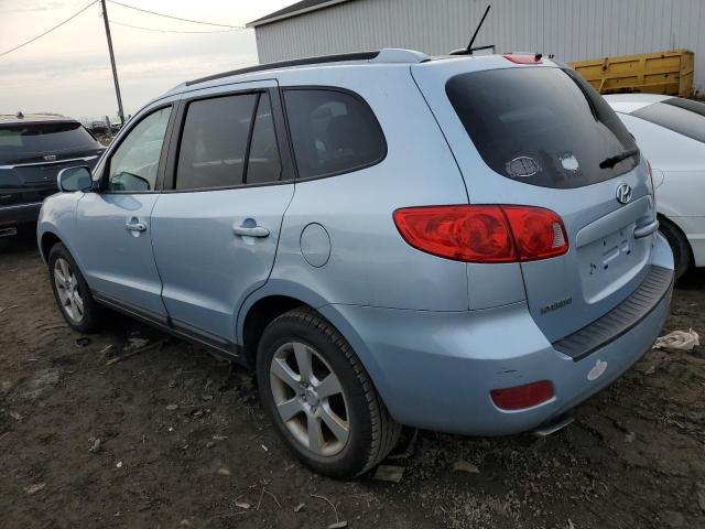 5NMSH13E18H136311 - 2008 HYUNDAI SANTA FE SE BLUE photo 2