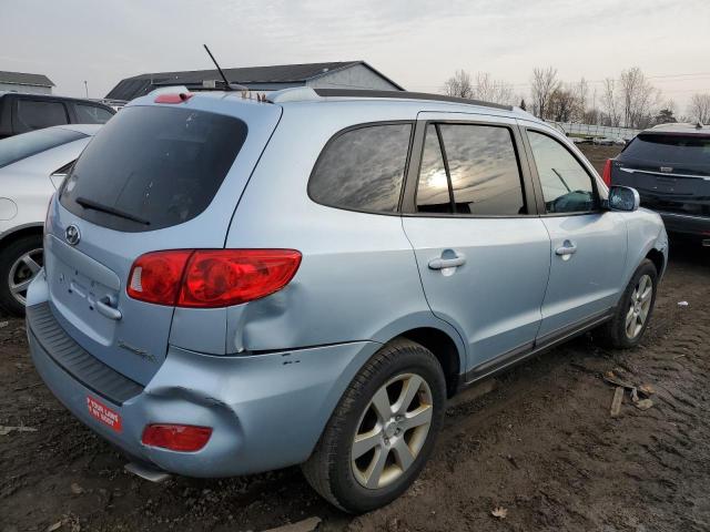 5NMSH13E18H136311 - 2008 HYUNDAI SANTA FE SE BLUE photo 3