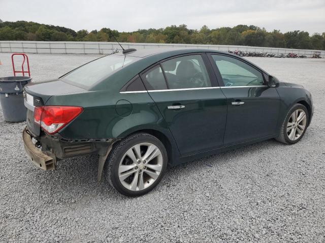 1G1PG5SB6F7190188 - 2015 CHEVROLET CRUZE LTZ GREEN photo 3