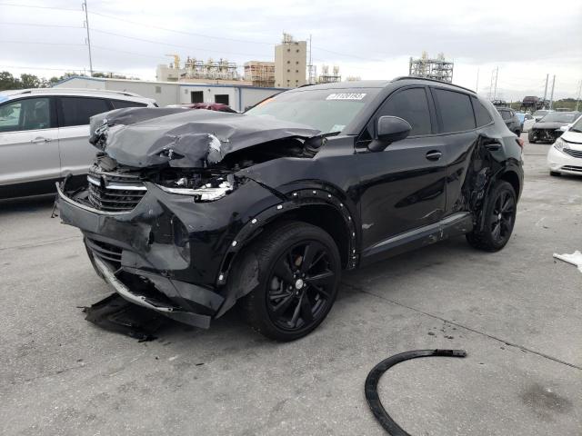 LRBFZNR4XMD111137 - 2021 BUICK ENVISION ESSENCE BLACK photo 1