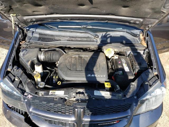 2C4RDGEG1HR859688 - 2017 DODGE GRAND CARA GT CHARCOAL photo 12