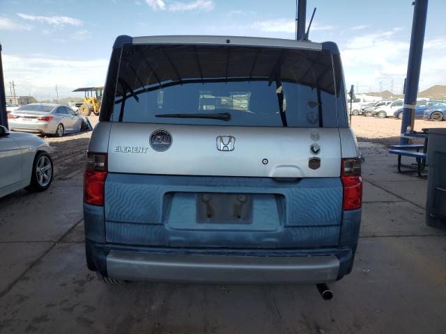 5J6YH18635L010547 - 2005 HONDA ELEMENT EX SILVER photo 6
