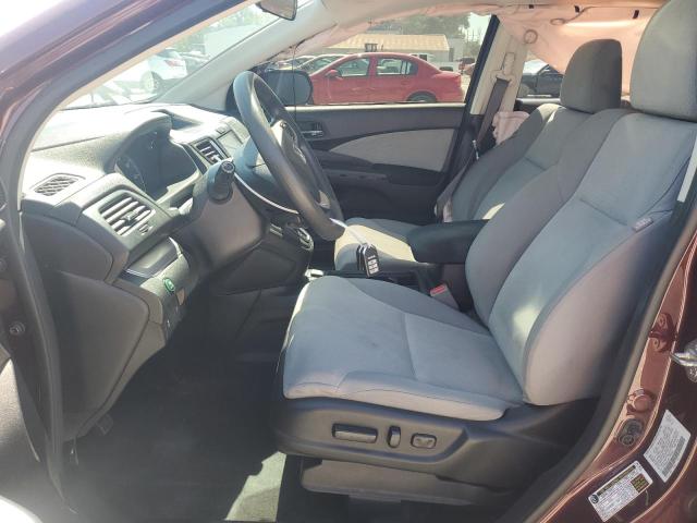 5J6RM4H54GL095555 - 2016 HONDA CR-V EX MAROON photo 7