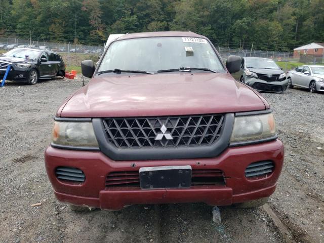 JA4LS21H33J031842 - 2003 MITSUBISHI MONTERO SPORT ES BURGUNDY photo 5