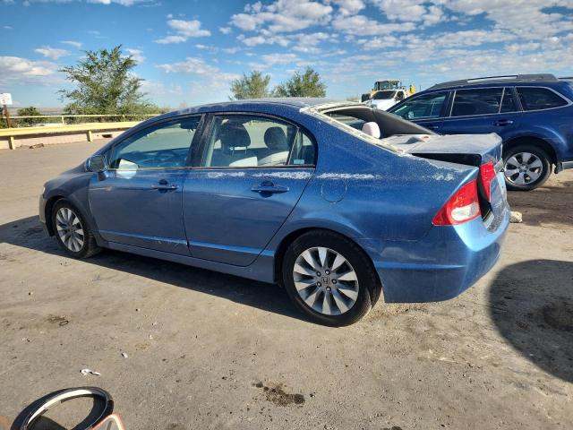 2HGFA16839H529334 - 2009 HONDA CIVIC EX BLUE photo 2