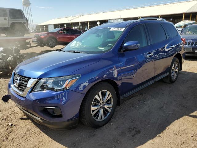 5N1DR2AN1LC607696 - 2020 NISSAN PATHFINDER S BLUE photo 1