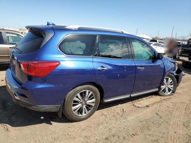 5N1DR2AN1LC607696 - 2020 NISSAN PATHFINDER S BLUE photo 3