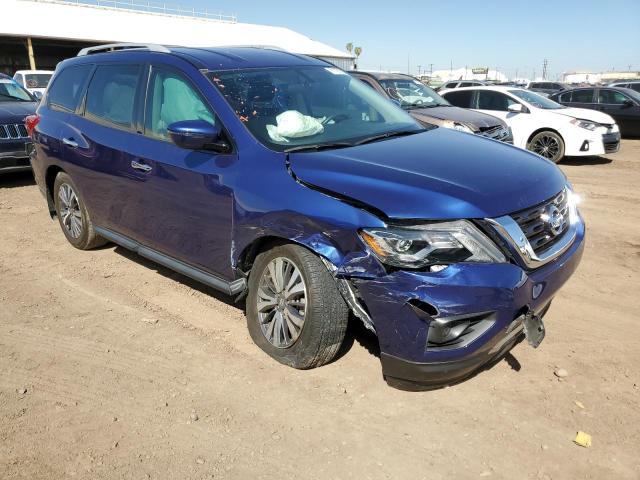 5N1DR2AN1LC607696 - 2020 NISSAN PATHFINDER S BLUE photo 4