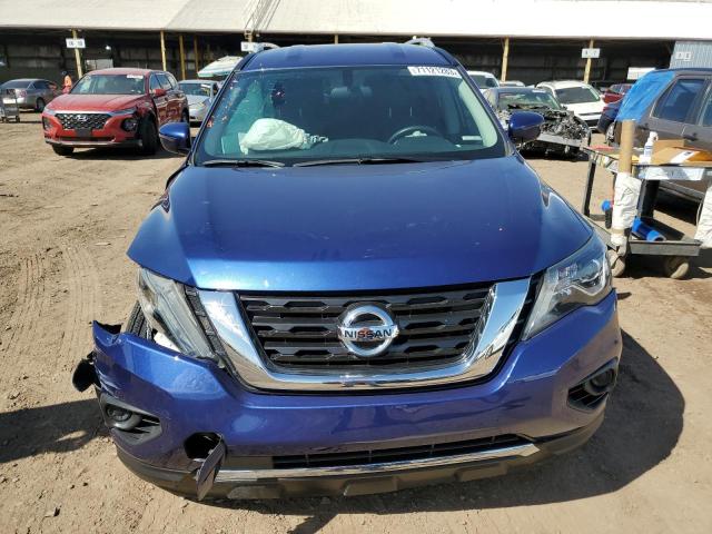 5N1DR2AN1LC607696 - 2020 NISSAN PATHFINDER S BLUE photo 5