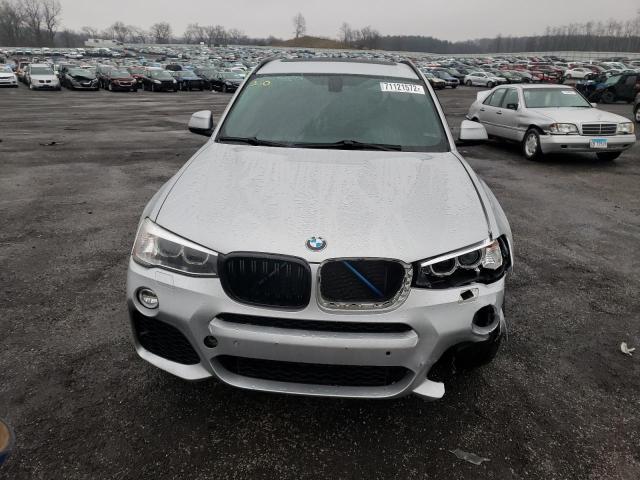 5UXWY3C53G0F84062 - 2016 BMW X3 XDRIVE28D SILVER photo 5