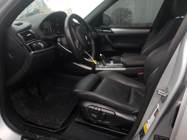5UXWY3C53G0F84062 - 2016 BMW X3 XDRIVE28D SILVER photo 7