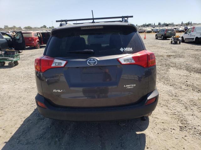 2T3DFREV2FW379516 - 2015 TOYOTA RAV4 LIMITED GRAY photo 6