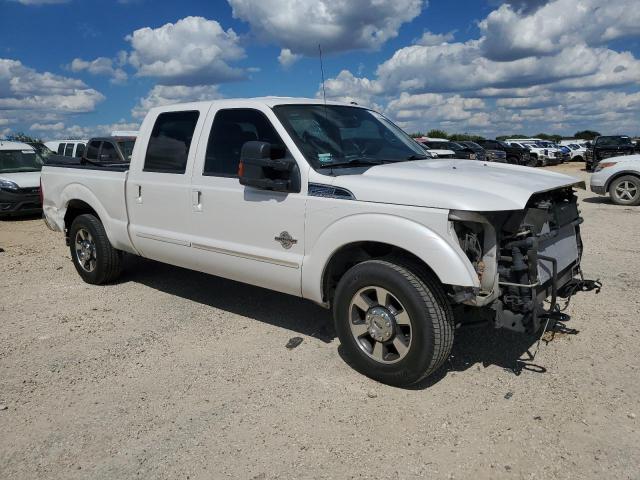 1FT7W2AT1BEC35384 - 2011 FORD F250 SUPER DUTY WHITE photo 4