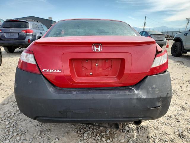 2HGFG12828H525634 - 2008 HONDA CIVIC EX RED photo 6