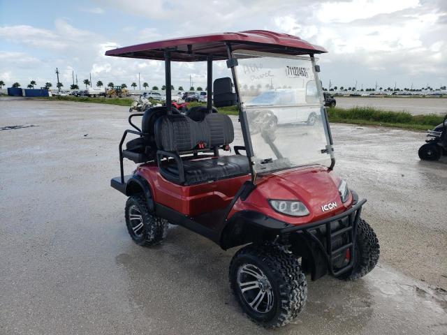 LTA0115455 - 2022 GOLF GOLF CART BURGUNDY photo 1