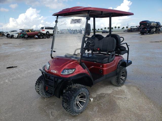 LTA0115455 - 2022 GOLF GOLF CART BURGUNDY photo 2