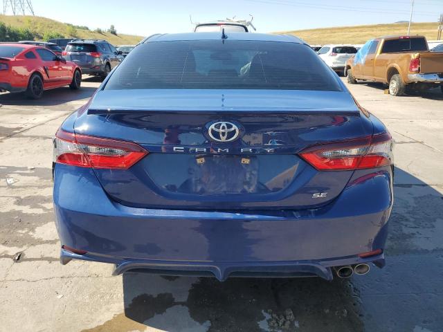 4T1S11AK9PU100446 - 2023 TOYOTA CAMRY SE NIGHT SHADE BLUE photo 6