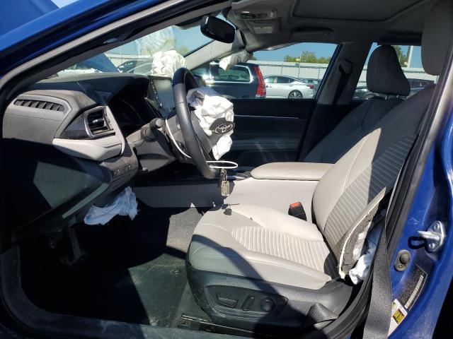 4T1S11AK9PU100446 - 2023 TOYOTA CAMRY SE NIGHT SHADE BLUE photo 7