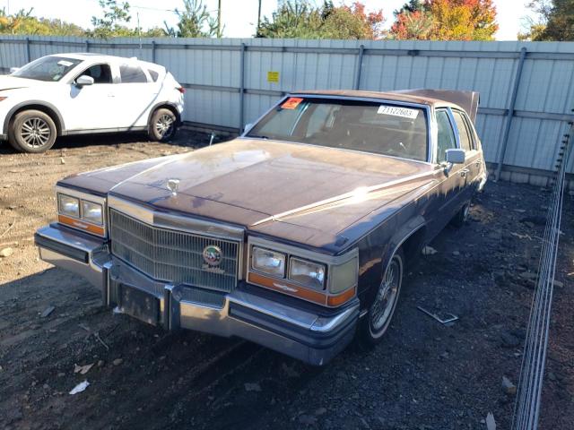 1G6DW51Y5H9719305 - 1987 CADILLAC BROUGHAM MAROON photo 1