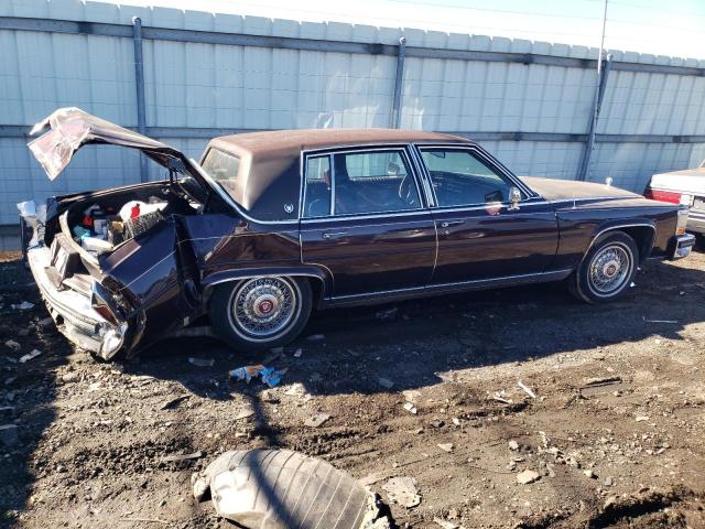 1G6DW51Y5H9719305 - 1987 CADILLAC BROUGHAM MAROON photo 3