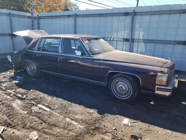 1G6DW51Y5H9719305 - 1987 CADILLAC BROUGHAM MAROON photo 4