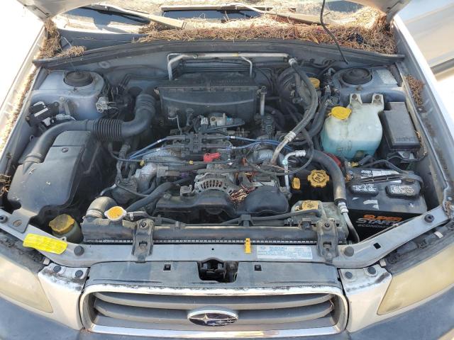 JF1SG636X4H729496 - 2004 SUBARU FORESTER 2.5X ვერცხლისფერი ფოტო 12