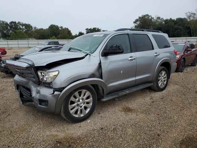 5TDYY5G12AS030722 - 2010 TOYOTA SEQUOIA PLATINUM SILVER photo 1