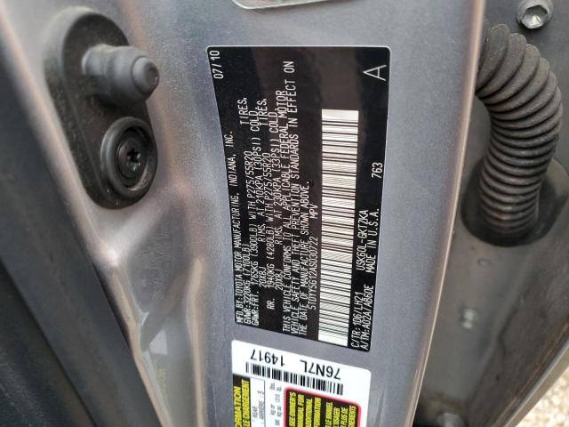 5TDYY5G12AS030722 - 2010 TOYOTA SEQUOIA PLATINUM SILVER photo 12