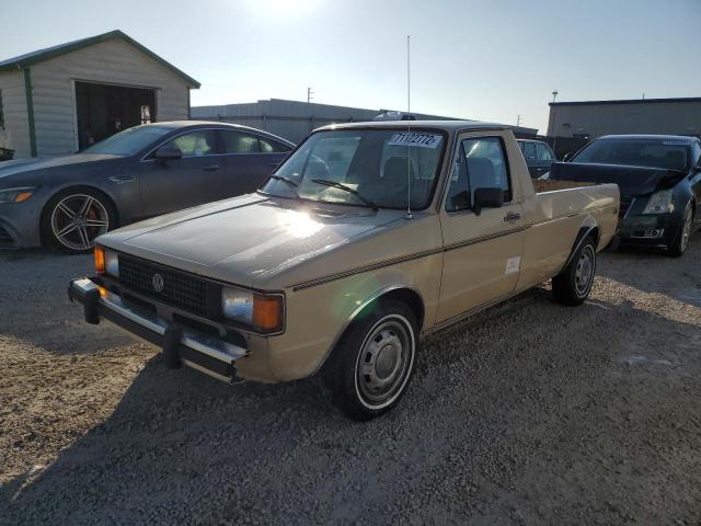 1V1LG0178CV051325 - 1982 VOLKSWAGEN RABBIT TRUCK BEIGE photo 1