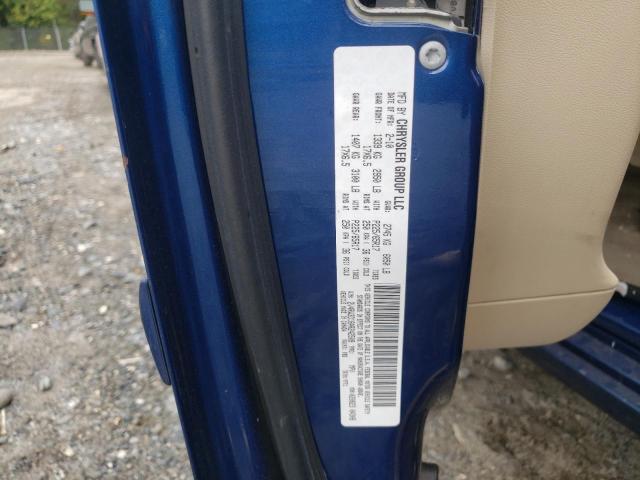 2V4RW3D18AR242509 - 2010 VOLKSWAGEN ROUTAN SE BLUE photo 13