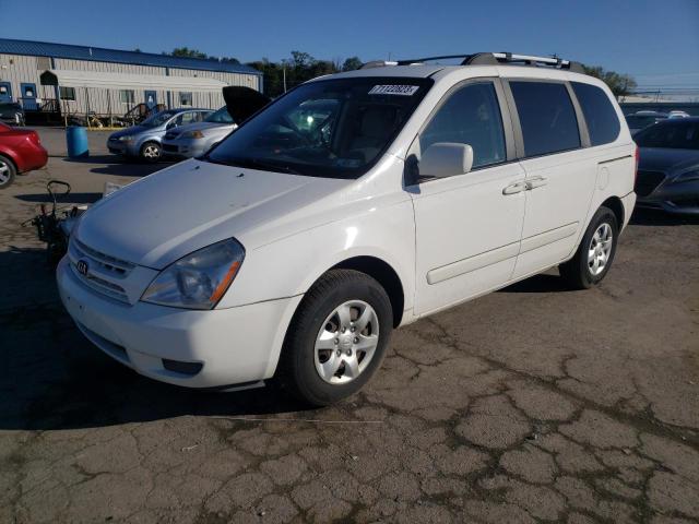 KNDMB133886239392 - 2008 KIA SEDONA WHITE photo 1