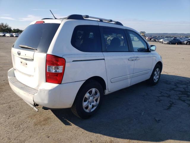 KNDMB133886239392 - 2008 KIA SEDONA WHITE photo 3