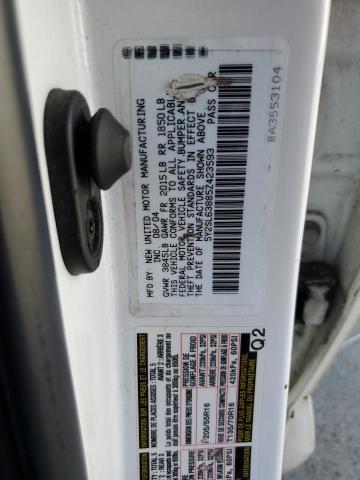 5Y2SL63885Z423593 - 2005 PONTIAC VIBE თეთრი ფოტო 12