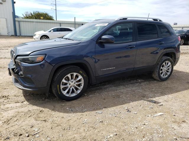 1C4PJLCB4MD169771 - 2021 JEEP CHEROKEE LATITUDE BLUE photo 1