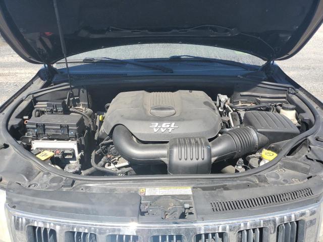 1C4RJFAG9CC288025 - 2012 JEEP GRAND CHER LAREDO BLACK photo 12