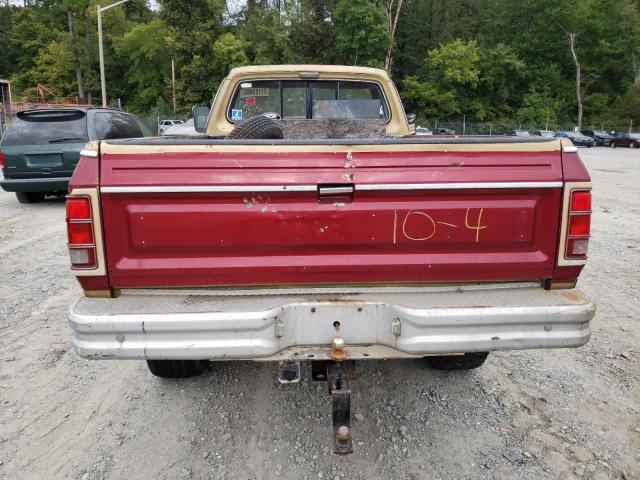 1B7HW14W0FS576402 - 1985 DODGE W-SERIES W100 RED photo 6