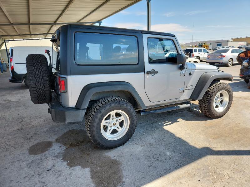 1C4AJWAG7FL551632 - 2015 JEEP WRANGLER SPORT 银色 照片 3