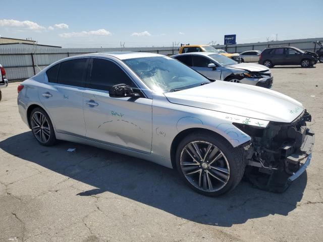 JN1BV7AR5EM683641 - 2014 INFINITI Q50 BASE SILVER photo 4