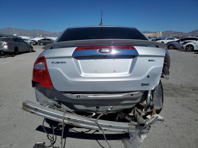 3FAHP0JG7AR315847 - 2010 FORD FUSION SEL SILVER photo 6