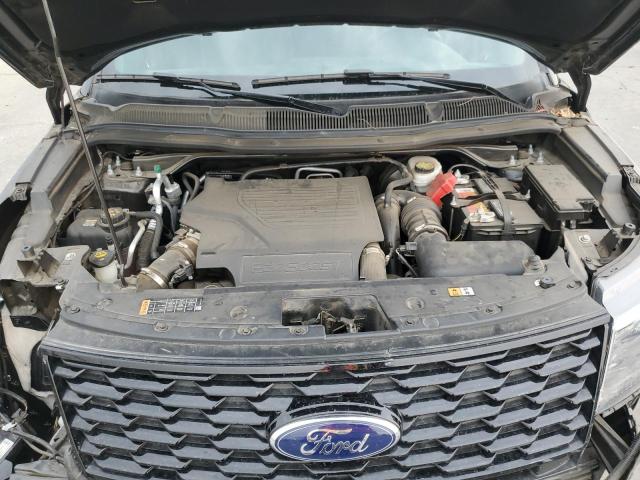 1FM5K8GT8JGB57178 - 2018 FORD EXPLORER SPORT Gris photo 12