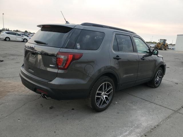 1FM5K8GT8JGB57178 - 2018 FORD EXPLORER SPORT Gris photo 3