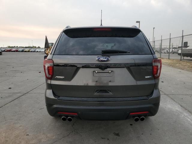 1FM5K8GT8JGB57178 - 2018 FORD EXPLORER SPORT Gris photo 6